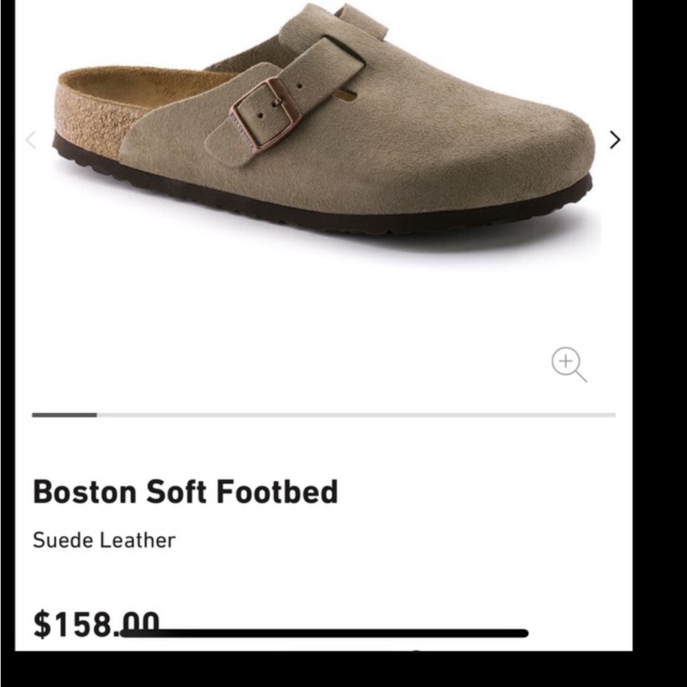 Boston Soft Footbed
Suede Leather Taupe